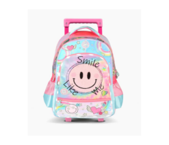 MOCHILA 18" C/CARRO SMILE / FOOTY