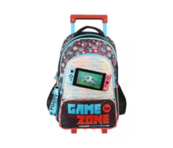 MOCHILA 18" C/CARRO GAME ZONE / FOOTY