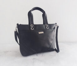 BANDOLERA MINI TOTE NEGRO -  MANRAY