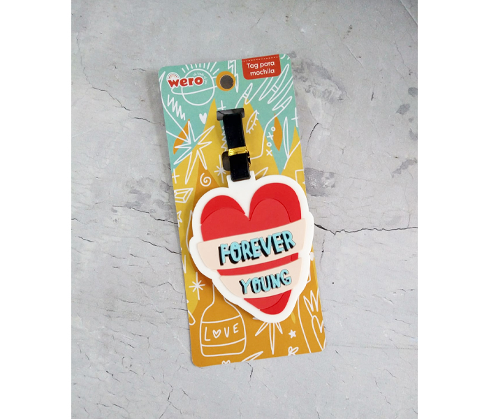 TAG PARA MOCHILA FOREVER YOUNG -WERO
