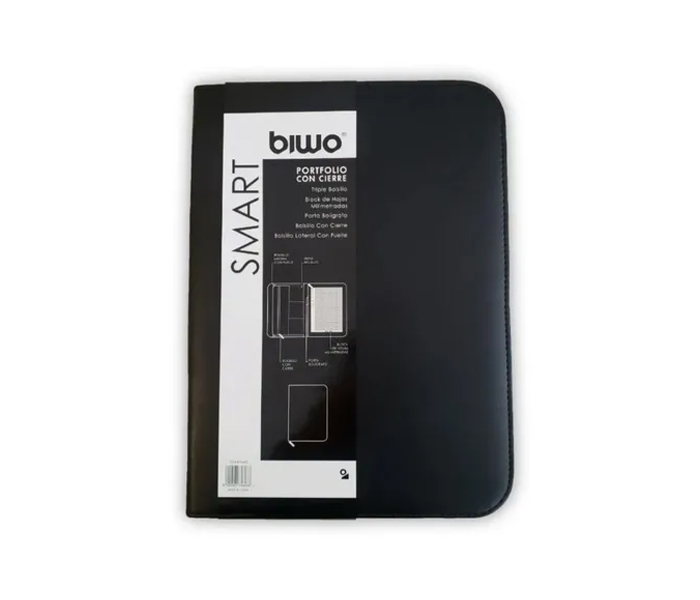 CARPETA A4 CON CIERRE - BIWO