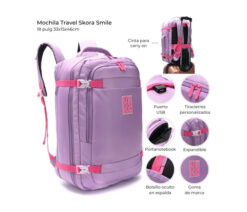 MOCHILA TRAVEL 18" - SKORA