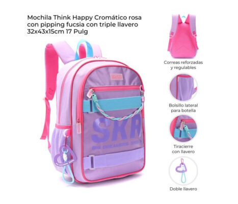 MOCHILA THINK HAPPY 17" - SKORA
